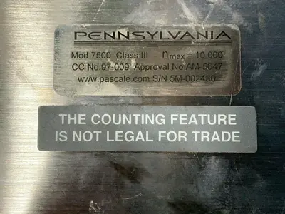 Used PENNSYLVANIA 7500 Platform Scales Ohio US | HGR 24 #1463408