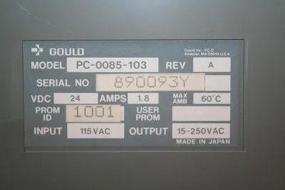 USED GOULD PC-0085-103