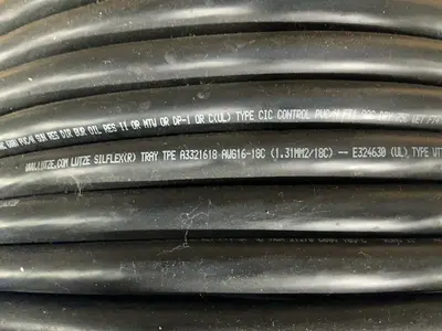 Used LUTZE A3321618 Cable & Wire Ohio US | HGR 24 #1286814