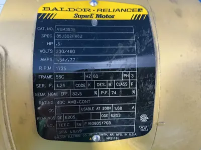 Used BALDOR VEM3538 A.C. Motors Ohio US | HGR 24 #1453756