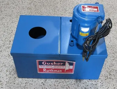 NEW GUSHER PUMPS Z301799 COOLANT PUMP AND TANK T-10 1P3-LONG 6055R 115/230V 3450