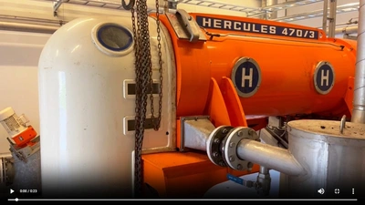 Pieralisi Hercules 470/3 decanter centrifuge, SS.
