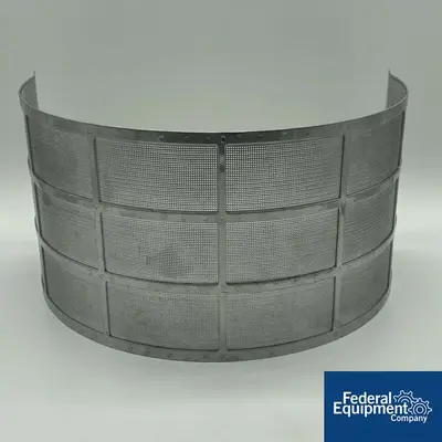 USED Fitzpatrick 0.027" (25-Mesh) D6 Fitzmill Screen