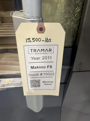 USED 2011 MAKINO F5