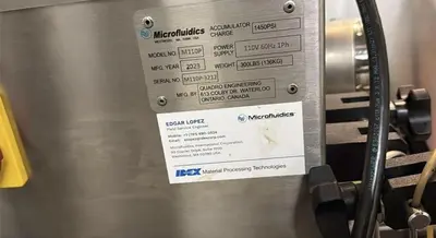 Used MICROFLUIDICS _UNKNOWN_ Homogenizers California US | UNION STANDARD EQUIPMENT CO. #1329240