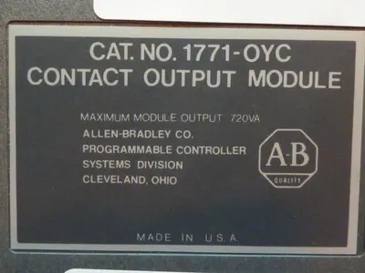 USED ALLEN BRADLEY 1771-OYC
