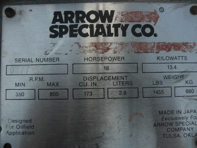 USED ARROW Y-18