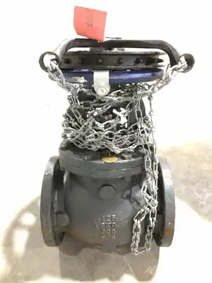 Nibco F-718-B 6″ Manual/Pulley CI Globe Valve 125SWP 200WOG