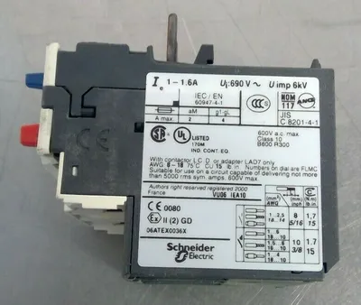Telemecanique LRD 06 Overload Relay LRD06 3D-5