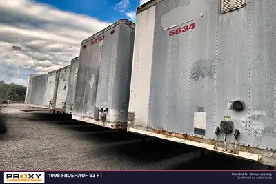 Used 1999 FRUEHAUF 53 FT Box Trailers Louisiana US | Proxy Equipment #1384936