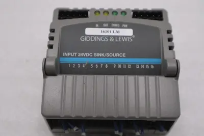 GIDDINGS & LEWIS M.1300.7372 R1 Input Module 24VDC SINK/SOURCE STOCK 651-D