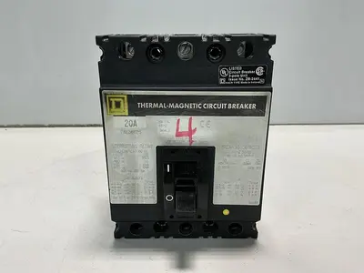 USED SQUARE D FAL36020