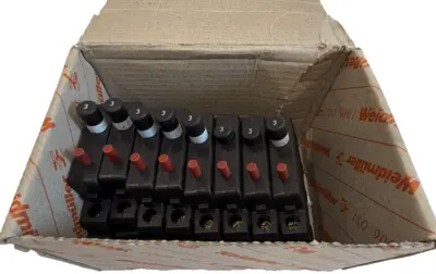 NEW LOT OF 8 WEIDMULLER 9101703500 CIRCUIT BREAKER