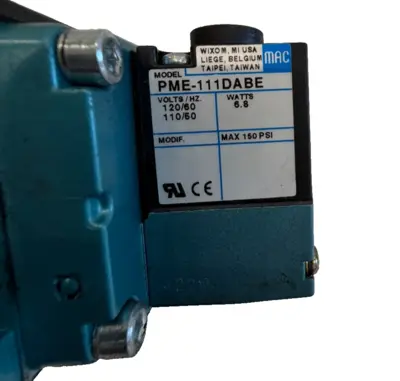 NEW MAC VALVES 6521B-000-PM-111DA SOLENOID VALVE 6521B000PM111DA