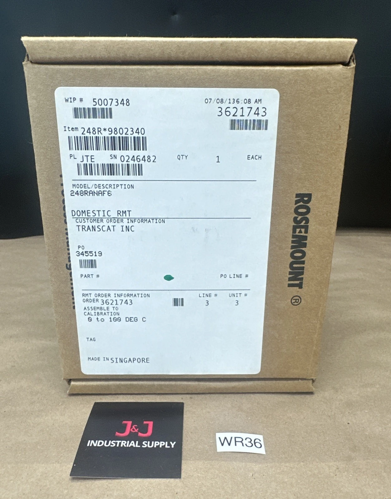 NEW Emerson 248RANAF6