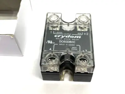 USED CRYDOM POWERPLUS SOLID STATE PHOTO-COUPLED RELAY 80A