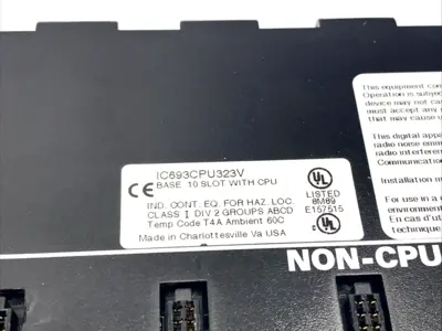 USED GE FANUC IC693CPU323V