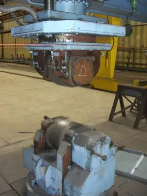 USED FAVRIN 100 TON PLATEROLL / DISH END FORMING