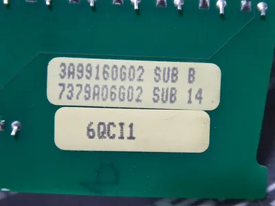 Westinghouse 3A99160G02 / 7379A06G02 Ovation Turbine Control Card 6QCI1 Sub. B / 14 Used