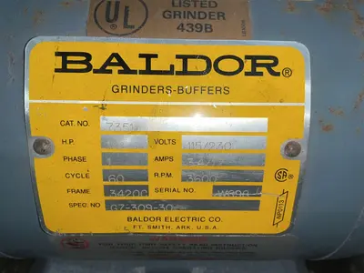 Used BALDOR 7351 Polishing Machinery including Buffers Ohio US | HGR 24 #1513521