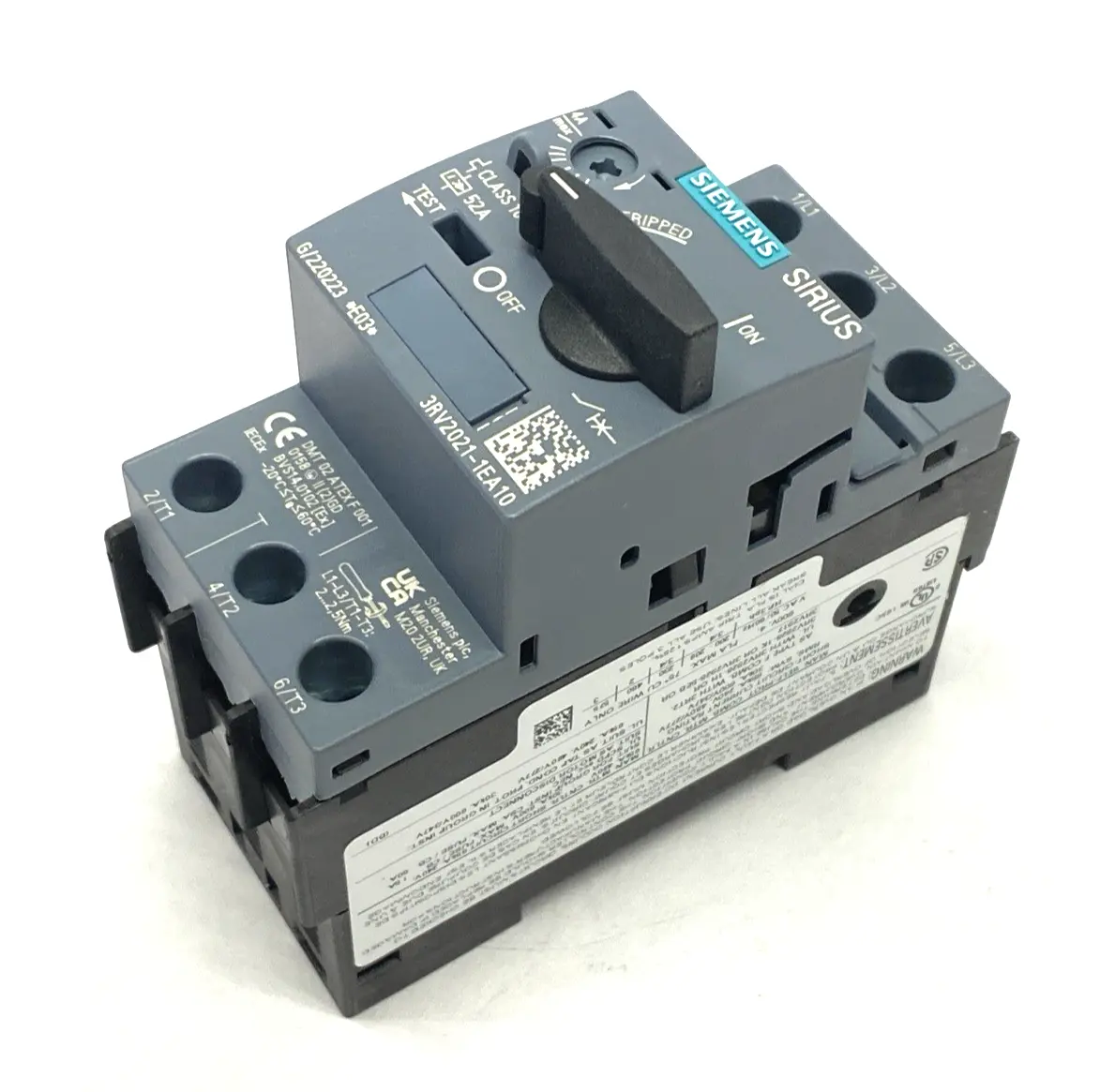 USED SIEMENS SIRIUS CIRCUIT BREAKER FOR MOTOR PROTECTION SIZE S00
