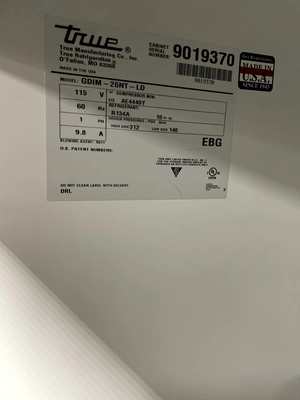72-0369 True GDIM-26NT-LD Single Door Self Contained Cooler