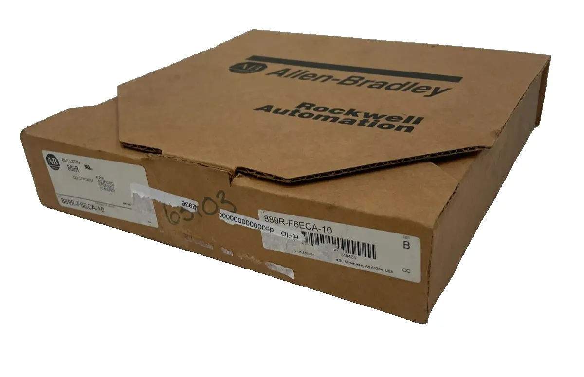 NEW ALLEN BRADLEY 889R-F6ECA-10 QD CORDSET SER.B 889RF6ECA10