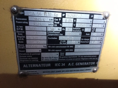 Used LEROY SOMER _UNKNOWN_ Synchronous Alternators Texas US | Apollo Electric #1514400