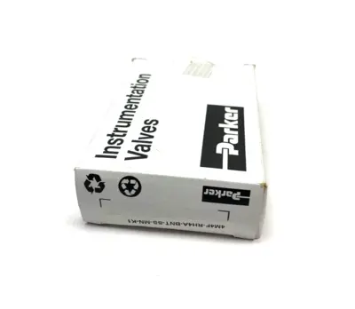 NEW PARKER HIGH PRESSURE RELIEF VALVE, MANUAL OVERRIDE, ANGLED