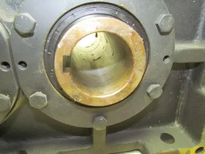 302:1 Ratio 5.8RPM Large Combo Worm Spur Gear Box Speed Reducer Iron Case 132lb