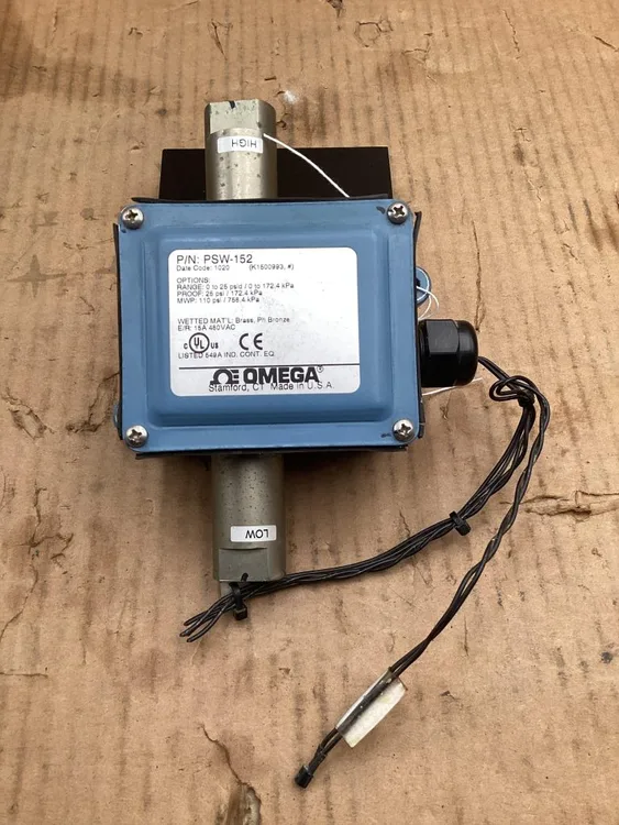Used OMEGA PSW-152 Relays & Switches Pennsylvania US | Moses B Glick #989693