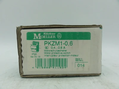 NEW KLOCKNER MOELLER PKZM1-0,6