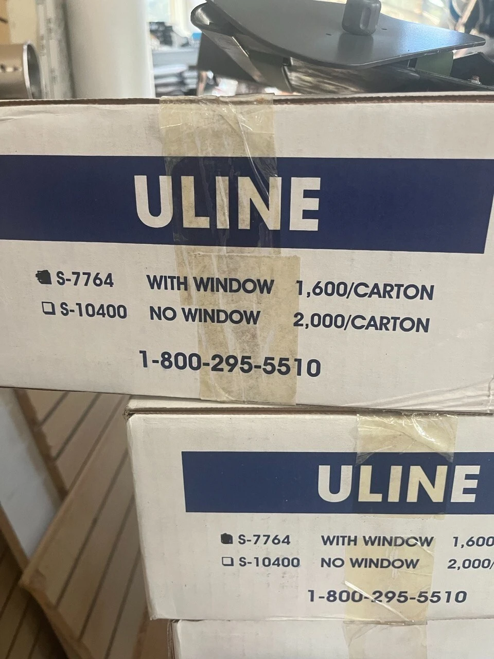 New | in-Stock Uline S-7764 Shipping Supplies Delaware US | United Machine Co. #1564681