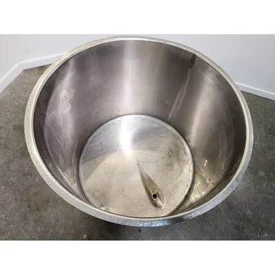 Used Stainless Steel Liquid Tank - 115 Gallon Capacity