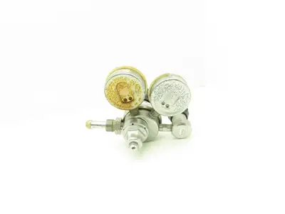 Victor HPT270/40/590/DK4F 2 Stage Regulator Gas Regulator Gauges 0-4000/0-60PSI