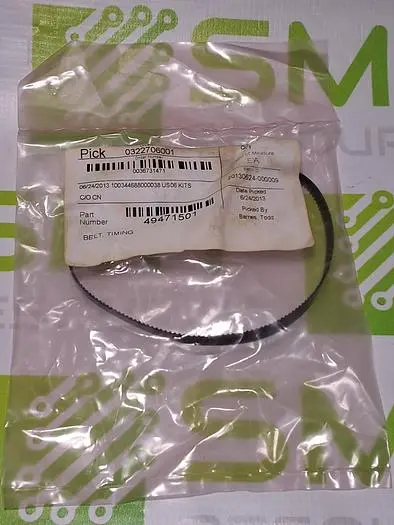 UNIVERSAL INSTRUMENTS 49471501 TIMING BELT - BRAND NEW