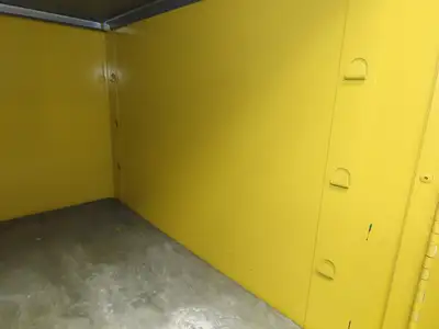 Eagle 1962 Flammable Safety Cabinet 60 Gallon Yellow Flammable Liquid