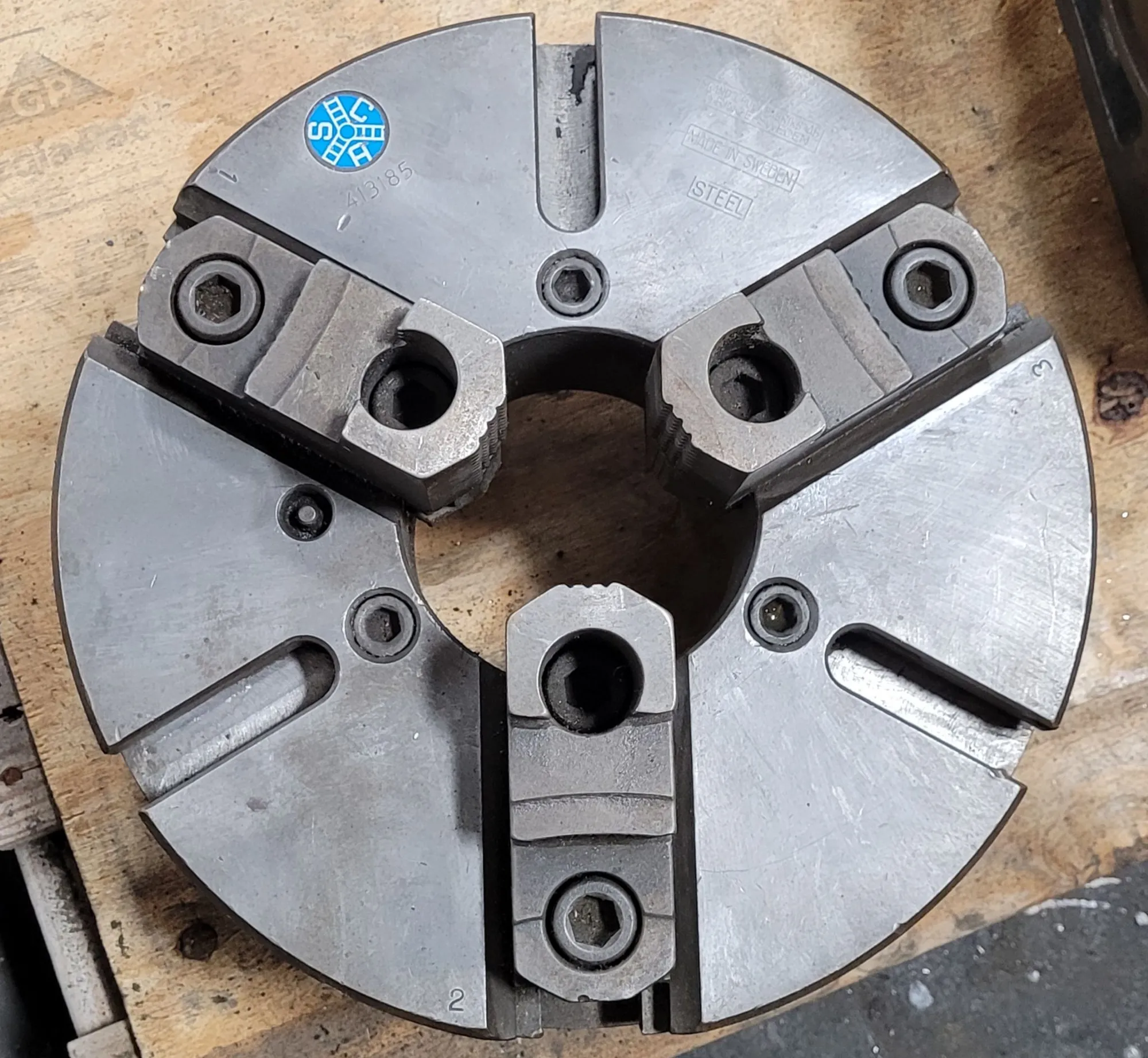 USED SCA 12IN 3 Jaw Chuck