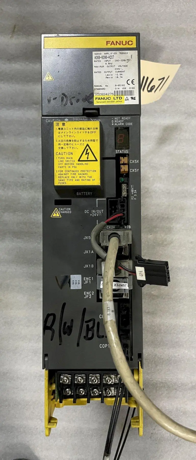 USED Fanuc A06B-6096-H207