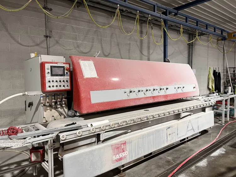 Used 2018 SASSO Flat 6.2 Polishing Machinery including Buffers Michigan US | STONE EQUIPMENT WAREHOUSE #679441