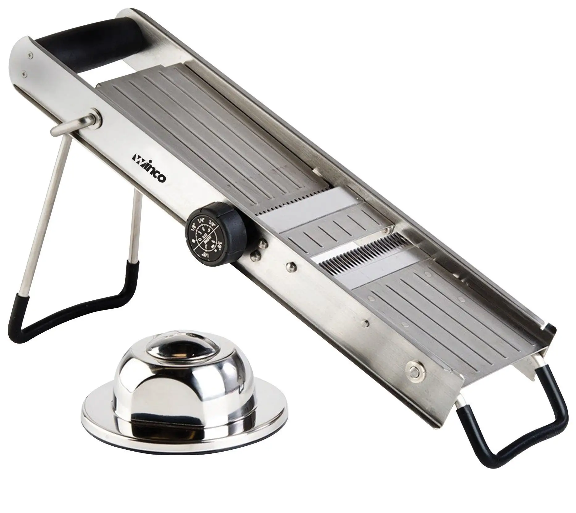 Mandoline Slicer Set, Built-in Blades w/Handguard, S/S (2 Set)