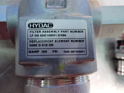 Used 2021 HYDAC LF ON 60IC10BM1.0/3B6 Pumps Ohio US | HGR 24 #975945