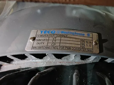 TECO-WESTINGHOUSE AEFH8P ELECTRIC MOTORS | ESS Industrial Equipment Sales (5)