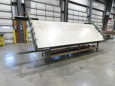 5'x 16' Face Frame Assembly Table Pneumatic Dual Clamp Steel Frame