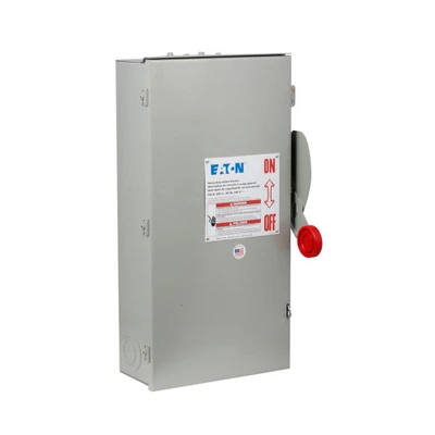 Eaton DH223FRK Fused Disconnect Safety Switch, 100A, NEMA 3R, 2-Wire, 240V [New]