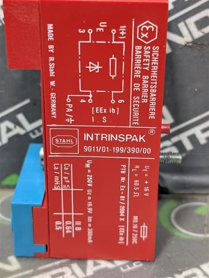 Stahl 9011/01-199/390/00 IntrinsiPak Safety Barrier Module Used