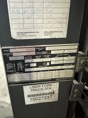 Used LINDE E18 Electric Forklifts Ohio US | McKean Machinery Sales #1284857