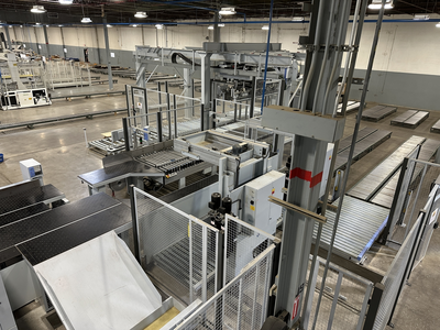 Homag CNC Angular Saw System w/ Automatic Loading & Unloading