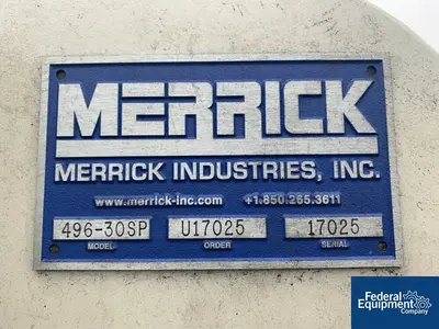 Merrick Industries Merrick Gravametric Feeder, Model 496-30SP