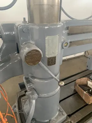 4' X 9" CINCINNATI-BICKFORD RADIAL ARM DRILL.STOCK # 0311023